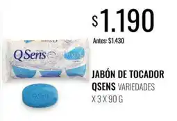 Supermercados Tadicor Qsens jabón de tocador oferta