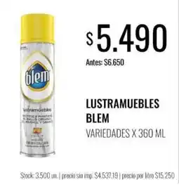 Supermercados Tadicor Blem lustramuebles oferta