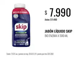 Supermercados Tadicor Skip jabón líquido bio enzima oferta