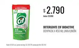 Supermercados Tadicor Cif detergente bioactive oferta