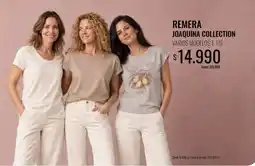 Supermercados Tadicor Joaquina collection remera oferta