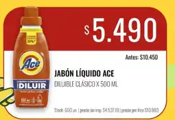 Super MAMI Ace jabón líquido ace diluible clásico oferta