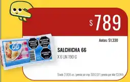 Super MAMI Salchicha 66 oferta