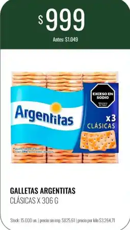 Super MAMI Argentitas galletas clásicas oferta