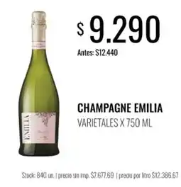 Super MAMI Emilia champagne varietales oferta