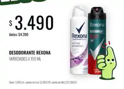 Super MAMI Rexona desodorante oferta