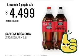 Super MAMI Coca cola gaseosa zero/regular oferta