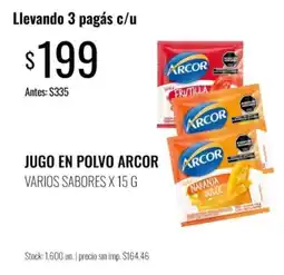 Super MAMI Arcor jugo en polvo varios sabores oferta