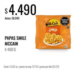 Super MAMI McCain papas smile oferta