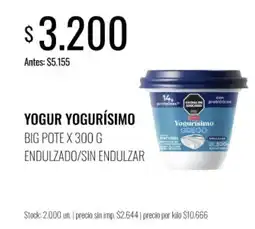 Super MAMI Yogur yogurísimo oferta