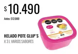 Super MAMI Glup's helado pote oferta
