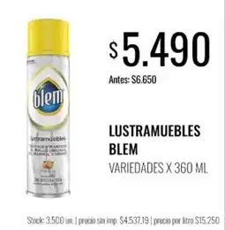 Super MAMI Blem lustramuebles oferta