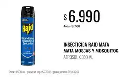Super MAMI Raid insecticida mata moscas y mosquitos oferta