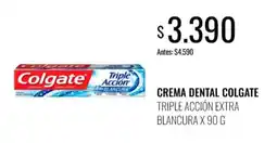 Super MAMI Colgate crema dental triple acción extra blancura oferta