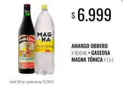 Super MAMI Amargo obrero agua tónica oferta