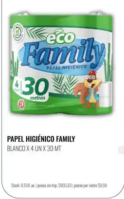 Super MAMI Eco family papel higiénico oferta
