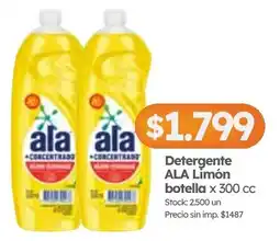 Cordiez Ala detergente limón oferta