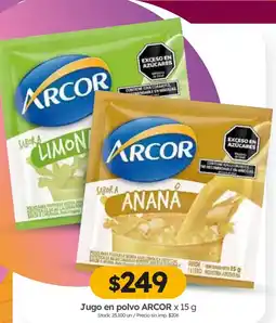 Cordiez Arcor jugo en polvo oferta