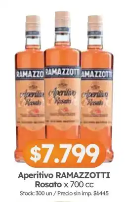 Cordiez Ramazzotti aperitivo rosato oferta