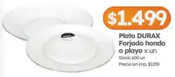 Cordiez Durax plato forjado hondo o playo oferta
