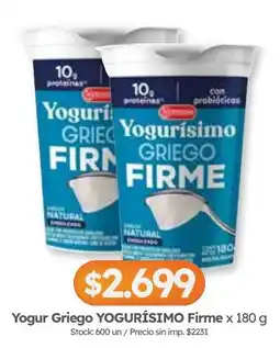 Cordiez Yogurísimo yogur griego firme oferta