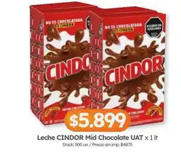 Cordiez Cindor leche mid chocolate oferta