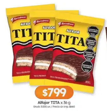 Terrabusi alfajor tita