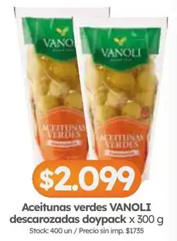 Cordiez Vanoli aceitunas verdes oferta