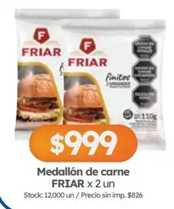 Cordiez Friar medallón de carne oferta