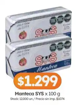 Cordiez Sys manteca oferta