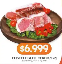 Cordiez Costeleta de cerdo oferta
