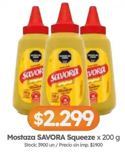 Cordiez Savora mostaza squeeze oferta