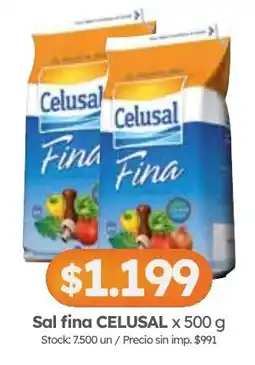 Cordiez Celusal sal fina oferta