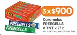 Cordiez Freegells caramelos o tnt oferta