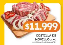 Cordiez Costilla de novillo oferta