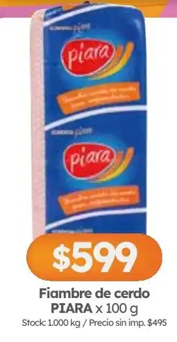 Cordiez Piara fiambre de cerdo oferta