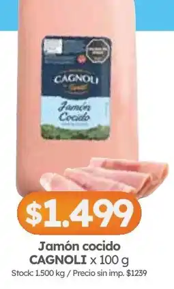 Cordiez Cagnoli jamón cocido oferta
