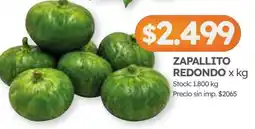 Cordiez Zapallito redondo oferta