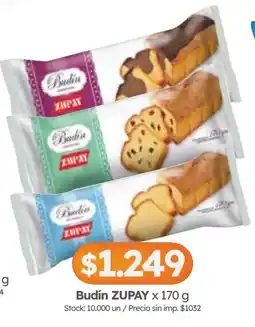 Cordiez Budín ZUPAY oferta