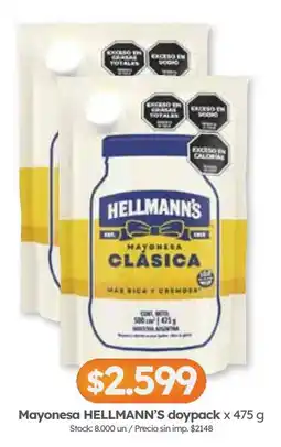 Cordiez Hellmann's mayonesa clásica oferta