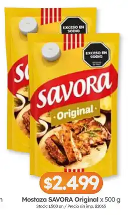 Cordiez Savora mostaza original oferta