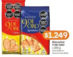 Cordiez Bizcochos 9 de oro oferta