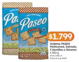 Cordiez Paseo galletas multicereal salvado 5 semillas o sésamo oferta