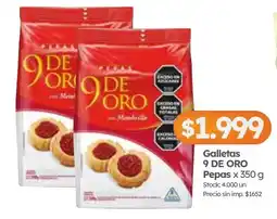 Cordiez Pepas galletas 9 de oro oferta