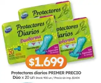 Protectores diarios DuoForma