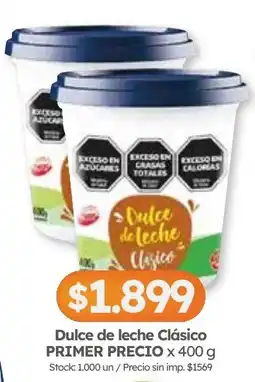 Cordiez Dulce de leche Clásico oferta