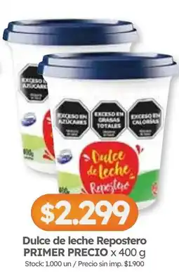Cordiez Dulce de leche Repostero oferta