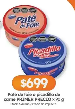 Cordiez Paté de foie o picadillo de carne oferta