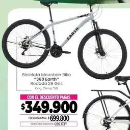 La Anonima Earth bicicleta mountain bike 360 oferta