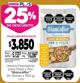 Blancaflor harina premezcla para pizza y pan
